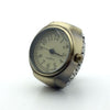 Clockworth's - Dark Academia Mini Clock Elastic Stretchy Quartz Watch Rings - TheDarkAcademic