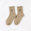 Load image into Gallery viewer, Cute cream color socks with animal prints