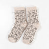 Load image into Gallery viewer, Cute cream color socks with animal prints