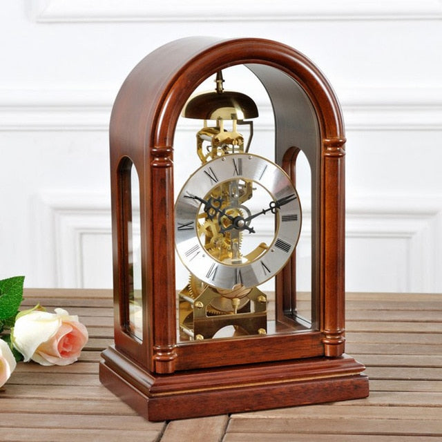 Machine Table Clock Vintage Mechanical Table Clock – TheDarkAcademic