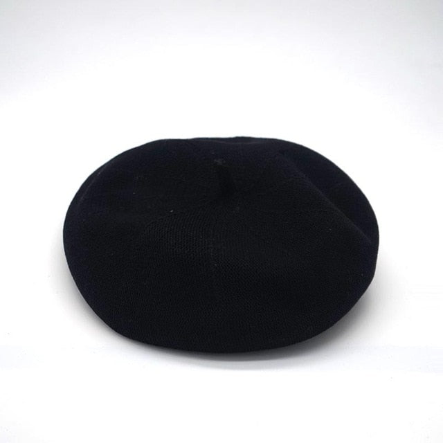 Beret - adjustable cotton hat - DarkAcademic