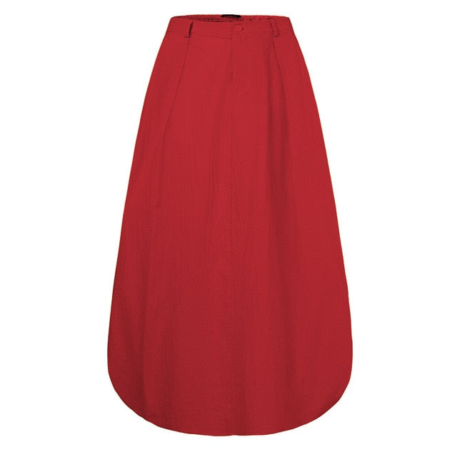 Sherry - Loose Long Skirt - DarkAcademic