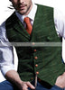 Basil - Brown Casual Gentlemen's Soft Wool Vest - DarkAcademic