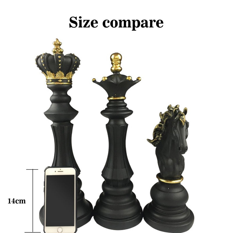 Q - Chess Piece Figurine Decor - DarkAcademic