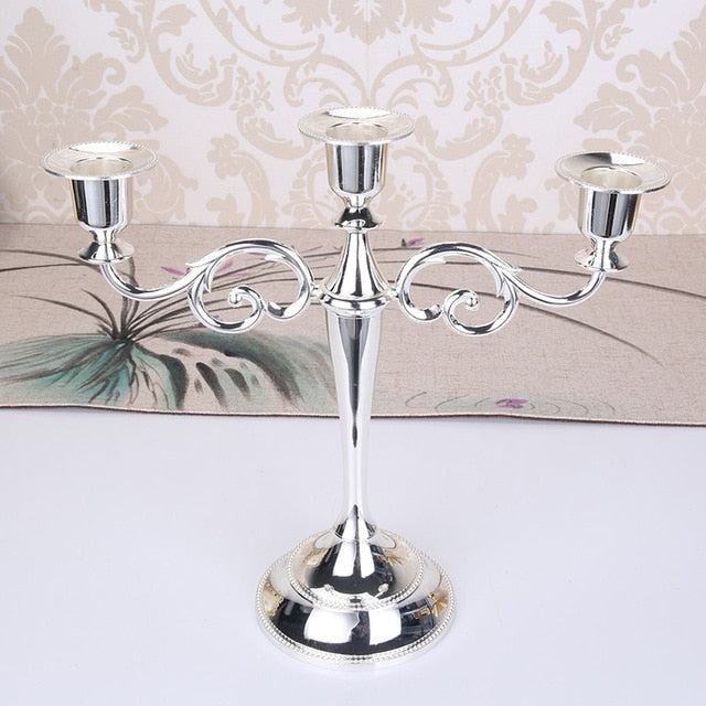 Lumière - Metal Pillar Candle Holders - Candelabra - DarkAcademic