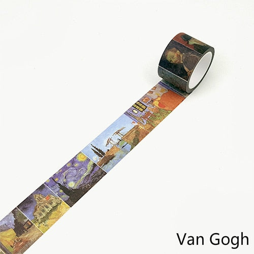 Van Gogh - Washi Tape Stationary - DarkAcademic