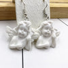 Load image into Gallery viewer, Valentine - Cute Cupid Angel Pendant Drop Earrings - DarkAcademic