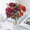 Load image into Gallery viewer, Sunset Pink Bouquet of Roses Artificial Silk - DarkAcademic