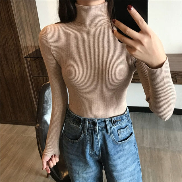 Beverly - Warm Winter Thick Knitted Sweater Pullover - DarkAcademic