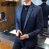 Load image into Gallery viewer, Liam - Men&#39;s Blazer British&#39;s Style Casual Slim Fit Suit - DarkAcademic