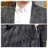 Liam - Men's Blazer British's Style Casual Slim Fit Suit - DarkAcademic