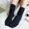 Load image into Gallery viewer, Hazel - Warm Loose Solid Color Elegant And Cute Socks - DarkAcademic