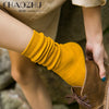 Load image into Gallery viewer, Hazel - Warm Loose Solid Color Elegant And Cute Socks - DarkAcademic