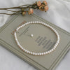 Load image into Gallery viewer, Shelley - Natural Pearl Choker Necklace 925 Sterling Silver Jewelry - DarkAcademic