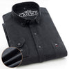 James - 100% Cotton Corduroy Regular Fit Shirt - DarkAcademic