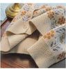 Haile - Autumn Style Chic Flower Knitwear - TheDarkAcademic