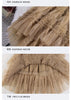 Load image into Gallery viewer, Ciara - Ruffles Hem Mesh Stitching Skirt  A-line Ball Grown Cake - TheDarkAcademic