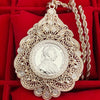 Brittany - 1862 Napoleon III of the French Empire Metal Coin Double Pendant - TheDarkAcademic