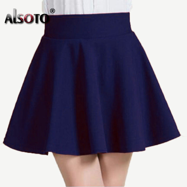 Chloe - Delicate Spring and Summer Style Skirt With Elastic - TheDarkAcademic