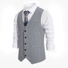 Load image into Gallery viewer, Livingstone - Dark Academia Business Suit Vest Blazer V-Neck Slim Fit - TheDarkAcademic