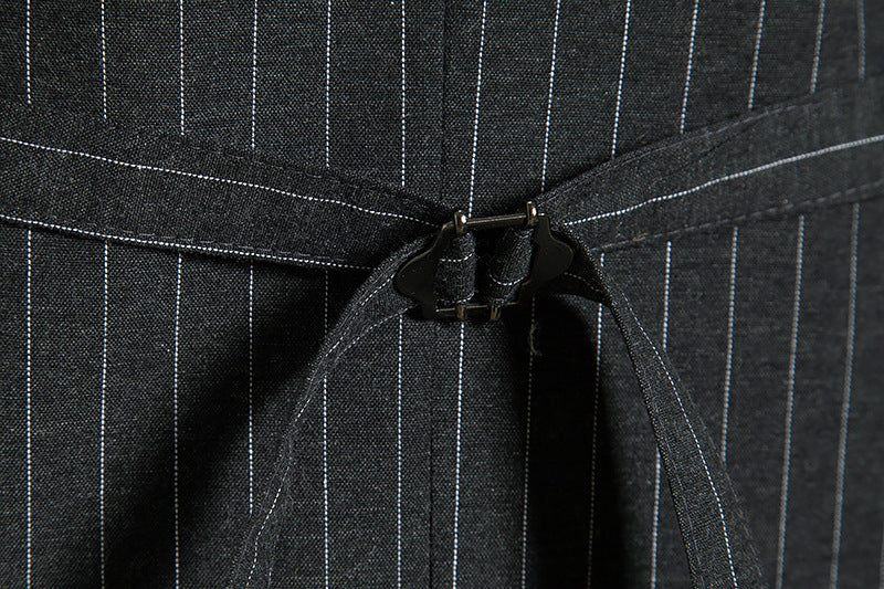 Livingstone - Dark Academia Business Suit Vest Blazer V-Neck Slim Fit - TheDarkAcademic